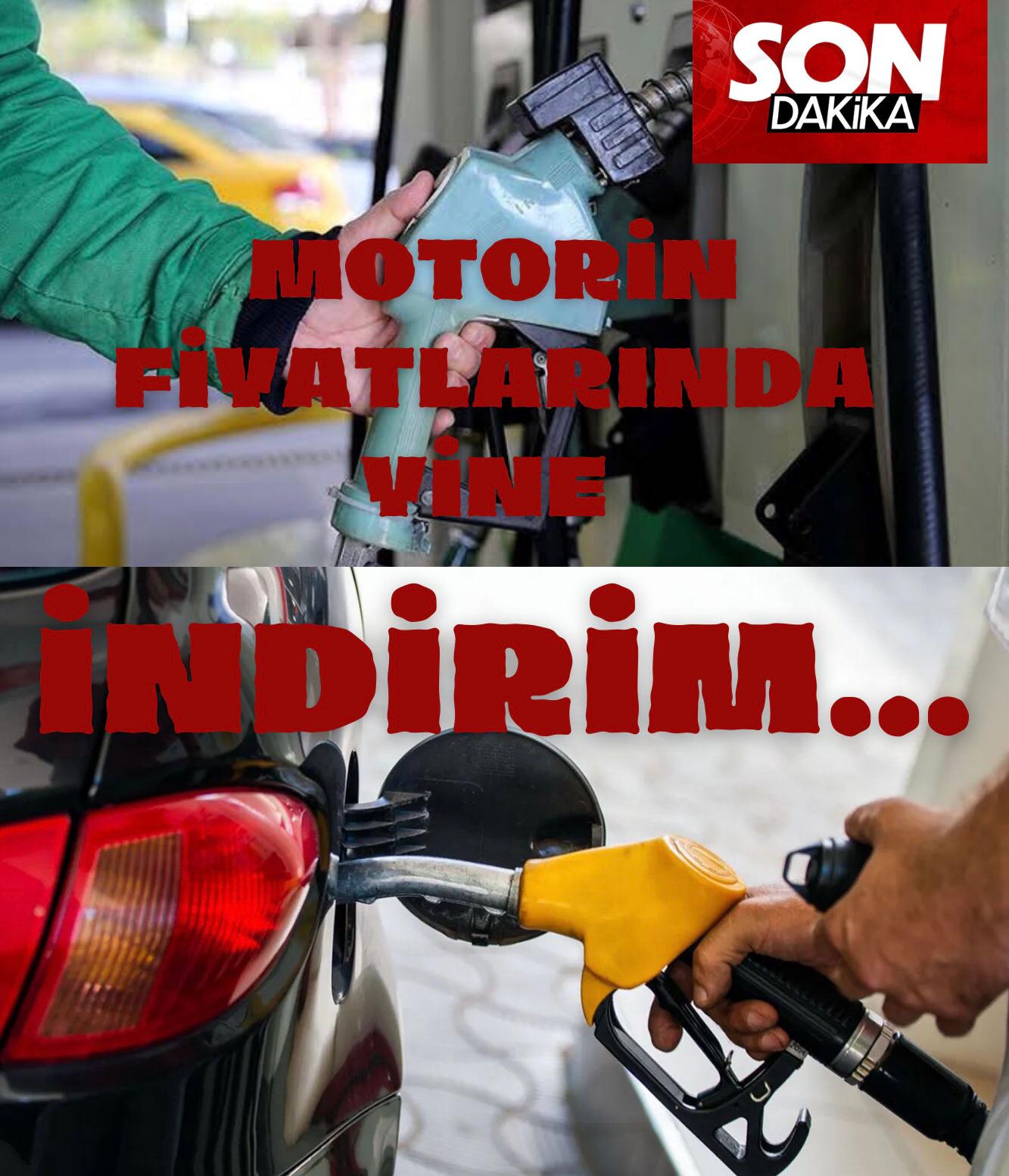 MOTORİNE YİNE İNDİRİM GELİYOR…