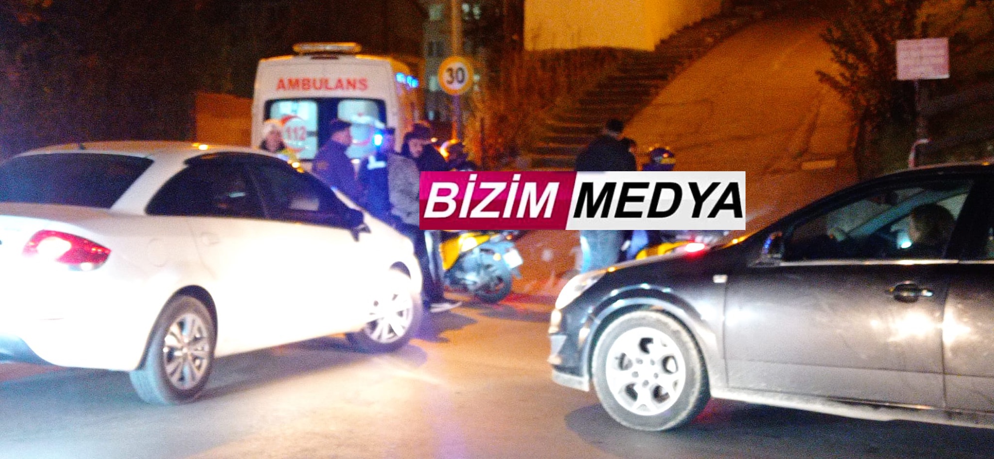 DURAN ARACA ÇARPTI…